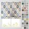 Barnes Blinds - Patterned Roman Blinds, Fully Lined, Custom Sizing Available - Durable Fittings Easy Fit (Grey Ochre Ellipse 122cm)