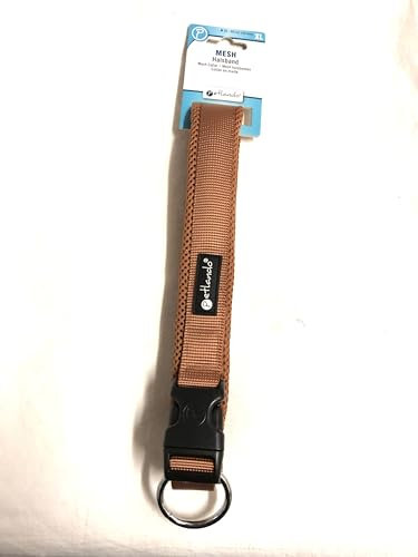 Petlando Mesh-Halsband Cognac XL Halsumfang 55-60 cm (40 mm breit)
