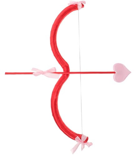 VICASKY Karneval Kostüme Amor Set Pfeil Und Bogen und Set, Valentinstag Cosplay Zubehör, Requisite, Foto Requisiten, Mottoparty für Männer Frauen Kinder Zubehör Halloween