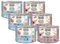 MAC’s Dog Puppy Mixpaket 6 x 200g | 3 x Rind & Ziege & 3 x Huhn & Kalb | Getreidefreies Welpenfutter mit 90-99% Fleischanteil | Ohne künstliche Zusätze | Für gesundes Wachstum