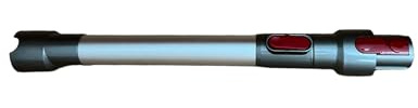 daniplus Teleskop-Rohr, Staubsaugerrohr silber kompatibel zu Dyson V7 V8 V10 V11 V15