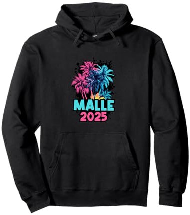 Malle 2025 Team Urlaub | Mallorca Palmen Pullover Hoodie