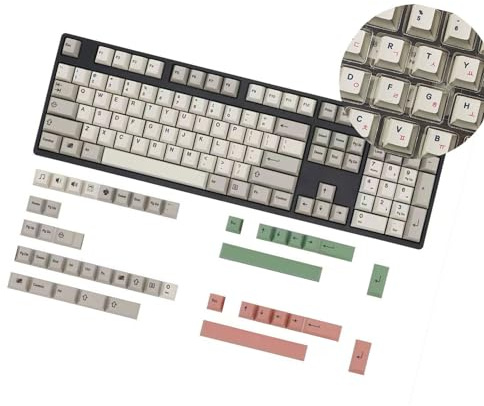 Classic 149 Keys Backlit Key Cap Mechanical Keyboard Featuring English/Korean/Japanese/Russian Word-resistant Comfortable Typing Key Cap