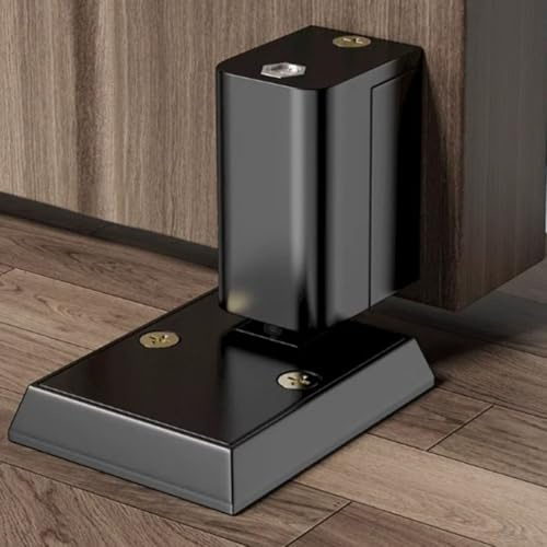 Magnetischer Türstopper, robustes Design, um Zuschlagen zu verhindern, mit verstellbaren Funktionen für flexiblen Einsatz (schwarz)