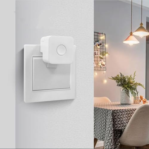 FACAIIO Tuya Smart Finger Roboter Switch Controller, Bluetooth Remote App und Sprachsteuerung Kompatibel mit Alexa und Google Assistant, DIY Button Pusher mit Timer und Austauschbaren Armen, Weiß