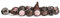 TAMASHII Tibetisches Armband aus rosafarbenem Turmalin BHS900-181 MainApps, Taglia unica, Baumwolle, ohne_gems