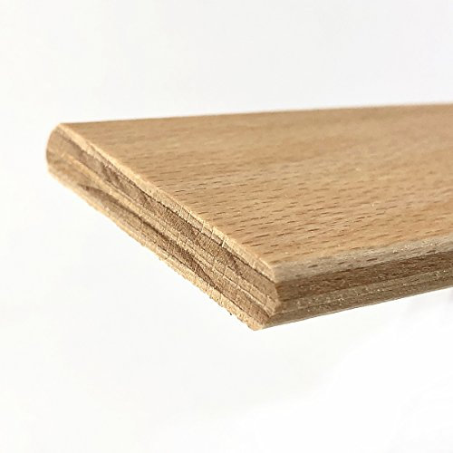 Soluko – 10 gebogene Leisten aus Buchenholz – 5,2 x 79 x 0,8 cm
