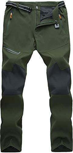 TACVASEN Athletic Trousers Men Lightweight Sports Trousers Quick Dry Thin Soft Workout Cycling Jogger Outdoor Trousers, 34, Army Green
