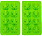 The Dreidel Company Silikonform Gefrorene Frösche, für Süßigkeiten, Schokolade, Frosch, für Geburtstag, Party, Kuchendekoration, Passahfest, Backwaren und Eiswürfelformen (2er-Pack)