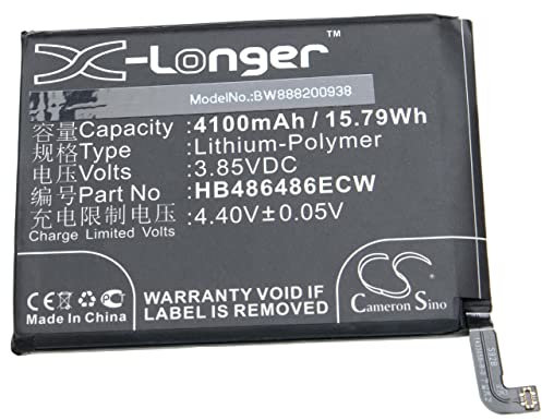 vhbw Akku kompatibel mit Huawei P30 Pro Premium Edition, VOG-AL00, VOG-L09 Handy Smartphone Telefon (4100mAh, 3,85V, Li-Polymer)