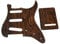 Dopro 11 Hole Strat SSS 3D Printed plastic pickguard ST Back Plate Trem Cover fits USA/Mexican Fender Strat Wood Pattern