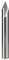 Jiiolioa V21601 60 Degree V Groove for Wood carving Solid Carbide Router Bit 1/4 Shank 1/4X2