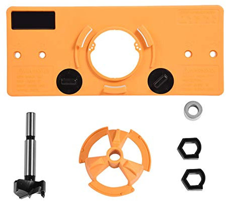Gabarit de Perçage Charniere Invisible 35 mm, gabarit de perçage de charnière, Guide de Trou de Charnière, Pas Besoin de Des Lignes, outils de menuisier