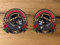 24/7stickers MG385 / 2X Outlaw Racer Aufkleber Motorrad Sticker 1% Lone Wolf No Club Biker Custom Chopper Bobber Cafe Racer V2