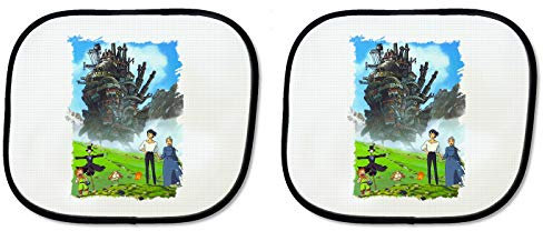 Parasol Doble EL Castillo Ambulante Anime sunshield Coche