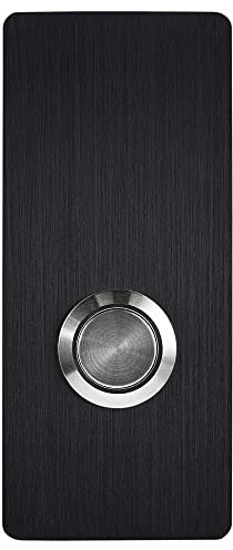 R- Series Stainless Anodized Aluminum Doorbells by Modern Stainless Hardware (Anodized Black)