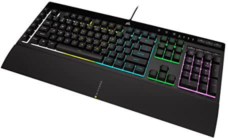 Corsair TECLADO USB K55 RGB PRO Gaming REPOSAMUÑECA EXTRAIBLE