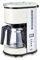 KHG Kaffeeautomat KA-114(MRE) aus Metall/Kunststoff in Creme, 12 Tassen, mit Glaskanne 1,5 Liter, Permanentfilter, Abschaltautomatik, LCD-Anzeige mit Uhr, Wasserstandsanzeige, Tropfstopp