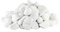 Gexmile Cailloux Blancs Naturel Gravier Décoratif Pierres de Roche de Rivière pour Pot Fleurs Jardin Vase Aquarium Diamètre 40-60mm 500g