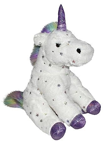 Wild Republic Foilkins Einhorn, Stofftier, 30 cm, Kuscheltier Kinder, realistisches Plüschtier, Öko-Kuscheltier, Flauschige Kuscheltiere, Füllung gesponnen aus recycelten Wasserflaschen