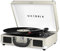 Victrola Reproductor de grabación de Maleta portátil Bluetooth Vintage de 3 velocidades con Altavoces incorporados | Sonido de Audio Mejorado de la Plataforma giratoria | Gris Claro