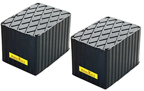 Pro-Lift-Montagetechnik Gummiklotz 2X Gummiklötze 160 x 120 x 120mm Gummiauflage Gummiblock