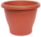 AC - Maceta Mediterránea - Plástico Resistente - Ideal para el Hogar, Plantas, Jardín, Decoración. - Cuidado de Plantas - Forma Redonda - Ø 60 cm - Color Marrón