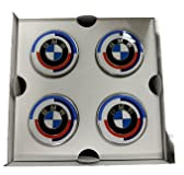 BMW Genuine Hub Cap Kit 50 Years M 112mm Fits G42 G87 G20 G20 LCI 36125A57484