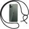 Pnakqil Collier Coque pour iPhone 11 Pro avec Cordon, Réglable Lanyard Housse Transparente Silicone Anti-Chute Etui pour iPhone 11 Pro 5.8 Pouces, Ètuis à Bandoulière, Noir