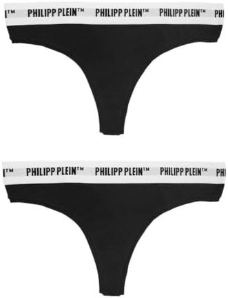 Philipp Plein Unterhose Bi-pack - DUPP01 | Tanga Donna Bipack - SIZE: L(EU)