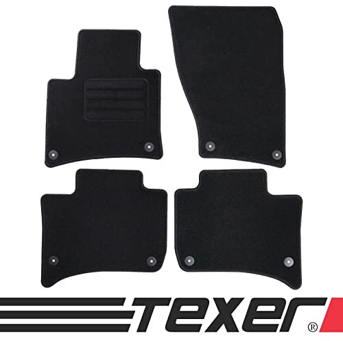 TEXER Textil Fußmatten Passend für Porsche Cayenne II Bj. 2010-2017 Basic