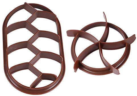 Luxshiny 2 Piezas 1 Juego Molde de extrusión de Pan Molde de Prensa de Bricolaje Plantillas para niños panificadora Molde para Hornear en Relieve Molde de Prensa para Hornear