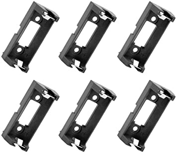 DMiotech 6 Pack CR123A Battery Holder Box Case with Pin for DIY Projects