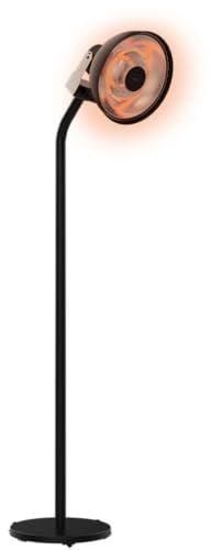 Cecotec Chauffage d'Extérieur ReadyWarm 21000 Carbon Focus. 2100 W, Résistance en Carbone, 3 Niveaux de Puissance (900W/ 1200W/ 2100W), Protection IP24, Inclinaison Réglable