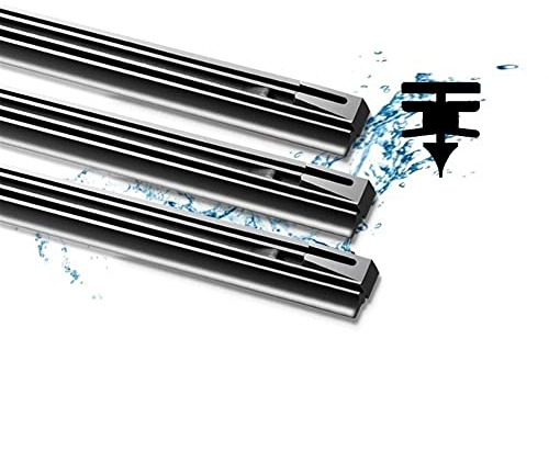 Auto Wischerblatt Windschutzscheibe Fahrzeug Einsatz Hybrid Gummistreifen Refill 8mm 1416171819202122242628 Autozubehör(4pcs 28inch 700mm)