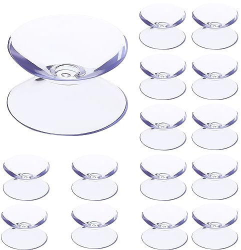 XPEX 30 piezas ventosas para cristal,ventosas,ventosa,Suave y grueso, perfecto para superficies lisas como ventanas, espejos