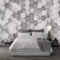 GIVLWF Papier Peint Panoramique de Hexagone Blanc Créatif Moderne, Mosaïque Géométrique 3D Poster Murale Intissé - pour Chambre Salon Décoration Murale - 300 x 210 cm