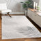 Paco Home Teppich Wohnzimmer Schlafzimmer Moderner Kurzflor glänzendes Palmen-Muster Florales Design Geometrisch Hoch-Tief-Effekt 3D, Grösse:200x290 cm, Farbe:Grau 2