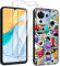 HuiYouMY Handyhülle Kompatibel mit ZTE Blade V50 Vita Hülle (Nicht für ZTE Blade V50), 2 Stück Gehärtetes Glas Schutzfolie, Weich Black Schutzhülle Starker Schutz Silikon Case TPU Cover (6.75)-XS40
