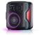 SHARP PS-921 (BK) Partylautsprecher, 14 Stunden Wiedergabezeit, Bluetooth, TWS: Koppeln eines weiteren Gerätes, Multicolor-Lichtshow mit verschiedenen Modi, Ultra-Bass-Einstellung, 130 Watt, schwarz