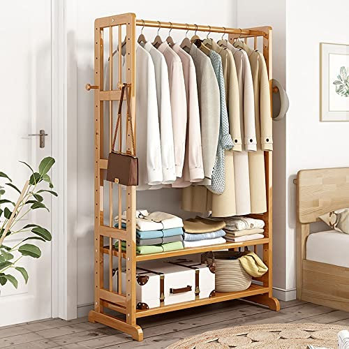 Portemanteau Prte-Manteau entrée Porte-vêtements Portemanteaux Murale Porte Bambou Perroquet Blanc Bain Forme d’Arbre Vintage Étagère Patère Bois métallique Alliage d'aluminium Amovibles rou