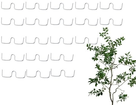 Générique Baumstab, 20 Stück, Metall, Obstzweig, Werkzeug zum Dehnen von Bäumen, flexible Gartenschere, zum Befestigen von Halteklammern für die Unterstützung des Baumzweigs