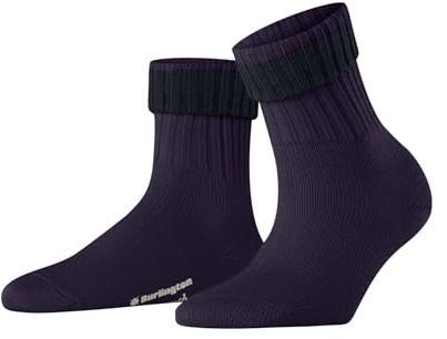 Burlington Damen Socken Plymouth W So Wolle einfarbig 1 Paar, Rot Wineberry 8761, 36-41