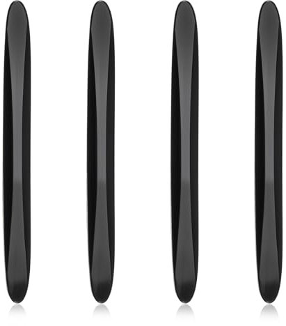 JIEYAO 4 Stück Autotür Kantenschutz, Silikon Auto Türkantenschutz Antikollisions Türkantenschutzleisten Anti Kratzer Dekorative Streifen Auto Universal Türkantenschoner für Rückspiegel Türen Türgriff