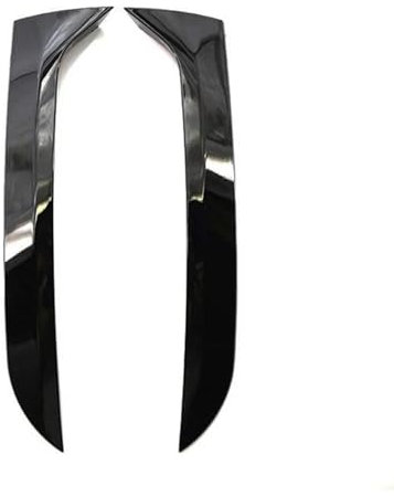 GETPZPZHMQ Auto Spoiler Für VW Für Tiguan MK1 2012-2016 1 Paar Auto Heckscheibe Seitenspoiler Air Splitter Heckscheibe Seitenklappen Autoteile Heckscheiben Spoiler(Glossy Black)