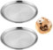 2 Cuencos para Gatos de Acero Inoxidable, 14cm Platos para Gatos con Bigotes Sensibles, Comedero Perro Antifatiga, Cuenco Gato Plano para Perros Pequeños o Ga tos, Apto para Lavavajillas