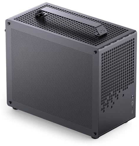 Jonsbo Mini-Tower Gehäuse, PC-Gehäuse, Gaming-Gehäuse Schwarz