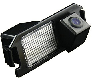 Kalakus Auto HD CCD Rückfahrkamera 170° Weitwinkel mit Radar Sensor Einparkhilfe Universal (NTSC), Schwarz für Hyundai I30/ Genesis/Tiburon 2007/2008/ Soul/Rohens- Coupe