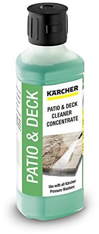 KARCHER Genuine Patio + Deck Pressure Washer Cleaner Detergent Fluid (Mixes up to 5L)