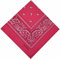 Bandana Halstuch Biker 1er 3er 6er 12er Pack Nikki Tuch Schal Paisley Kopftuch 100% Baumwolle 25 Farben (3er, Pink)